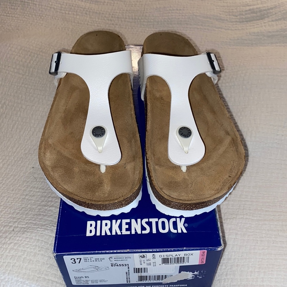 White Birkenstock’s!